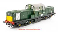 1725 Heljan Class 17 Diesel Locomotive number D8607 in BR Green with small yellow panels